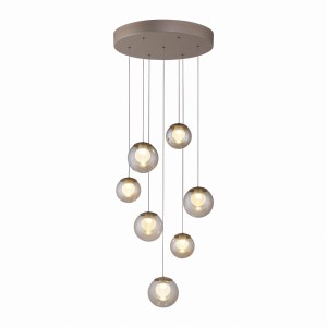 2587-97 PURE POPUP LAMPA WISZĄCA BRĄZOWA Paul Neuhaus