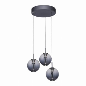 2222-15 PURE E-INFINITY LAMPA WISZĄCA SZARA Paul Neuhaus