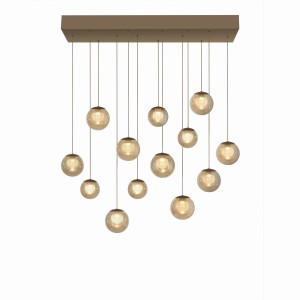 2590-97 PURE POPUP LAMPA WISZĄCA BRĄZOWA Paul Neuhaus