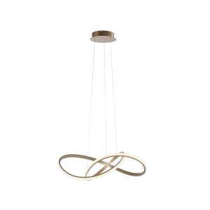 Lampa wisząca sufitowa MARIA 1 - punktowa mosiądz matowy LeuchtenDirekt - 15402-60