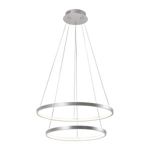 Lampa wisząca sufitowa CIRCLE 2 - punktowa srebrny LeuchtenDirekt - 11525-21