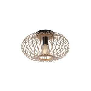Lampa sufitowa RACOON 1 - punktowa naturalnego drewna LeuchtenDirekt - 11410-79