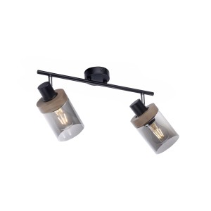 Lampa sufitowa PASQUAL 2 - punktowa czarny LeuchtenDirekt - 11312-18