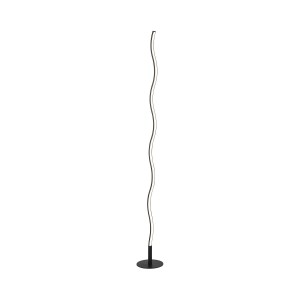 Lampa podłogowa stojąca WAVE 1 - punktowa czarny LeuchtenDirekt - 15168-18