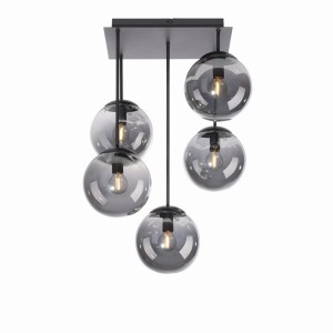Lampa sufitowa BIG WIDOW 5 - punktowa czarny LeuchtenDirekt - 14602-18