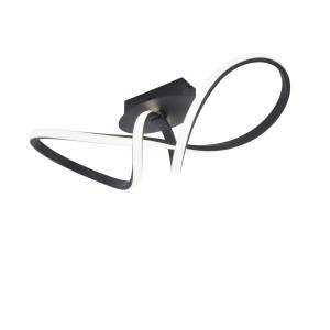 Lampa sufitowa MARIA 1 - punktowa czarny LeuchtenDirekt - 15403-18