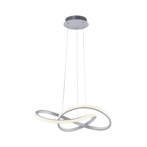 Lampa wisząca sufitowa MARIA 1 - punktowa Aluminum LeuchtenDirekt - 15402-95