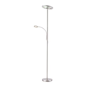 Lampa podłogowa stojąca Ls-ROCCO 2 - punktowa srebrny LeuchtenDirekt - 11858-55
