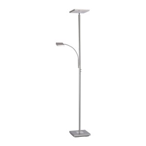 Lampa podłogowa stojąca HANS 2 - punktowa srebrny LeuchtenDirekt - 11710-55