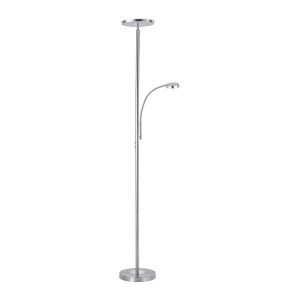 Lampa podłogowa stojąca HANS 2 - punktowa srebrny LeuchtenDirekt - 11709-55