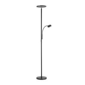 Lampa podłogowa stojąca HANS 2 - punktowa czarny LeuchtenDirekt - 11709-18