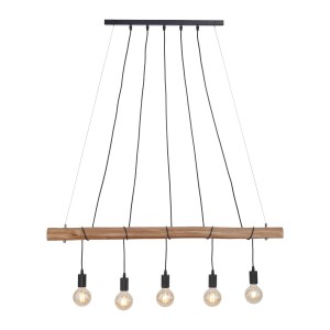 Lampa wisząca sufitowa DAMIAN 5 - punktowa czarny LeuchtenDirekt - 15515-18