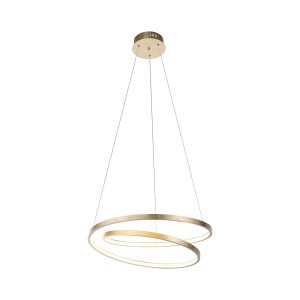 Lampa wisząca sufitowa ROMAN 1 - punktowa złoty PaulNeuhaus - 2472-12