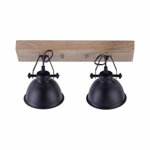 Lampa sufitowa SAMIA 2 - punktowa czarny LeuchtenDirekt - 11982-18