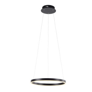 Lampa wisząca sufitowa RITUS 1 - punktowa antracyt LeuchtenDirekt - 15393-13