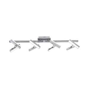 Lampa sufitowa RICO 8 - punktowa srebrny LeuchtenDirekt - 11278-55